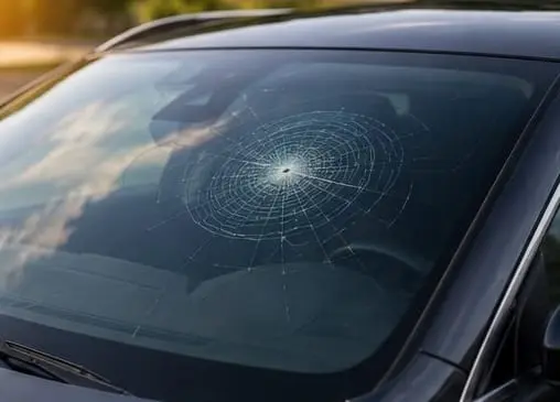 Kfz-Sachverständiger Dmitri Bolde fotografiert einen Kaskoschaden am Fahrzeug